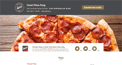 Desktop Screenshot of giant-pizza-king.com
